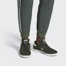 Adidas Stan Smith Női Originals Cipő - Zöld [D17473]